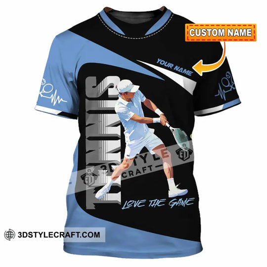 Men Shirt - Custom Love The Game Tennis Lover Shirt style option 1