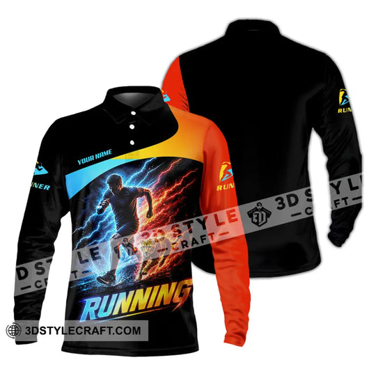 Men Shirt - Custom Running Shirt style option 4