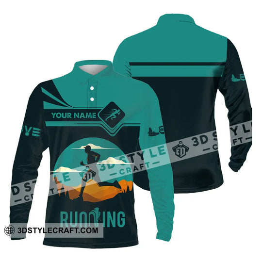 Men Shirt - Custom Running Lover, Love Running Shirt style option 3