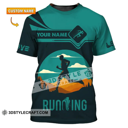 Men Shirt - Custom Running Lover, Love Running Shirt style option 1