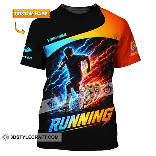 Men Shirt - Custom Running Shirt style option 1