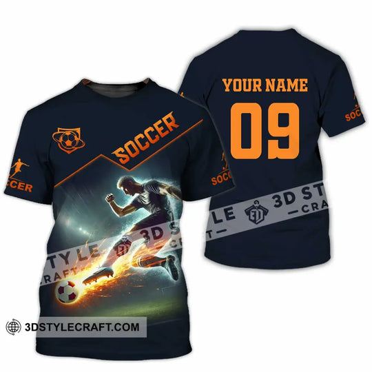 Men Shirt - Custom Soccer Man, Soccer Player Shirt style option 4