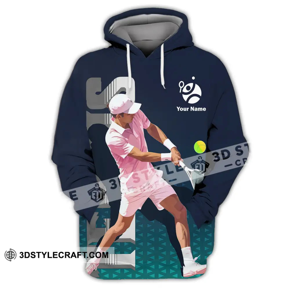 Men Shirt - Custom Tennis 3D Shirt Hoodie / S T-shirt