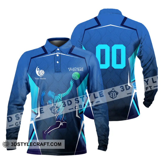 Men Shirt - Custom Volleyball 3D Shirt style option 2