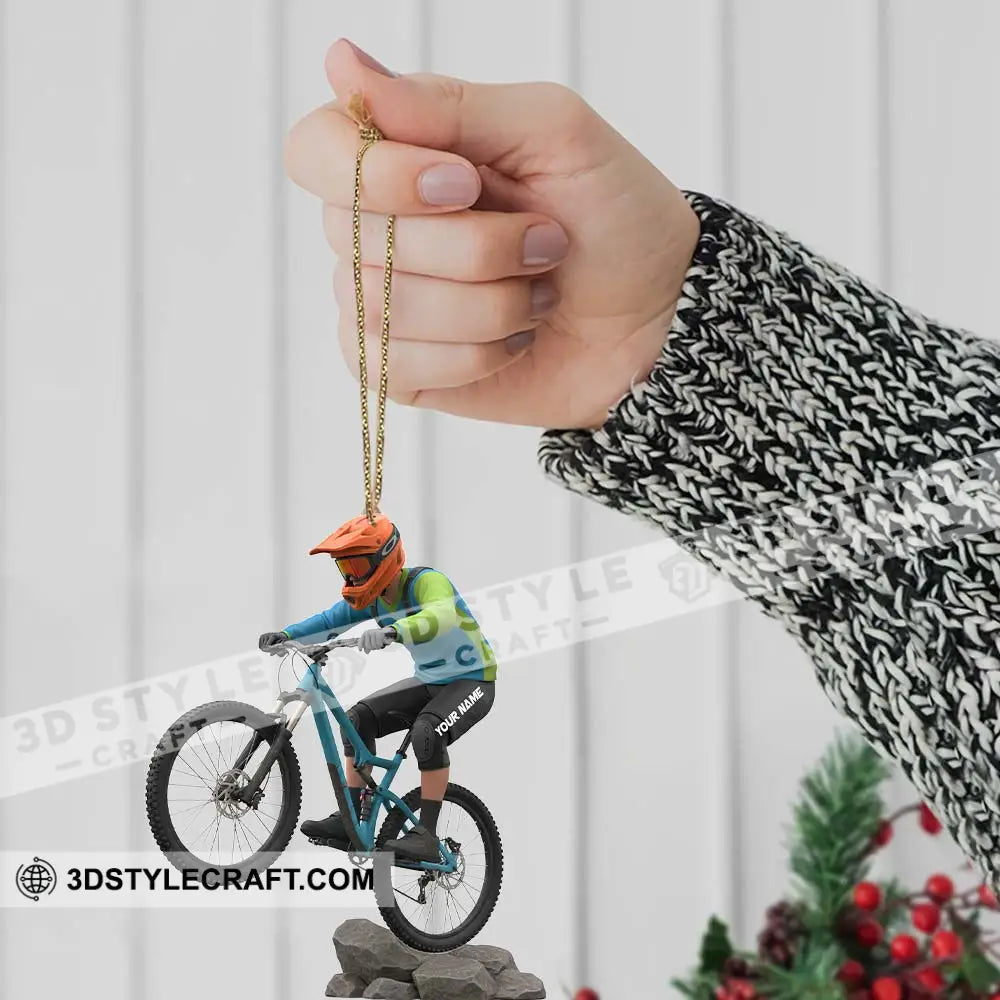 Mountain Bike Home Decor Christmas Ornament Personalized Ornament Ornament