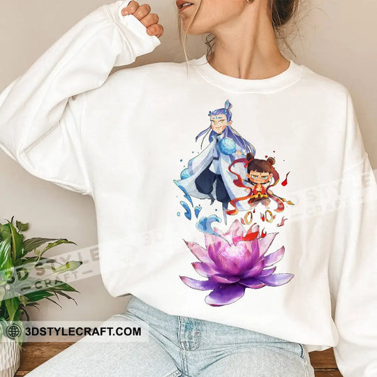 Nezha And Ao Bing Basic Design Sweatshirt style option 2