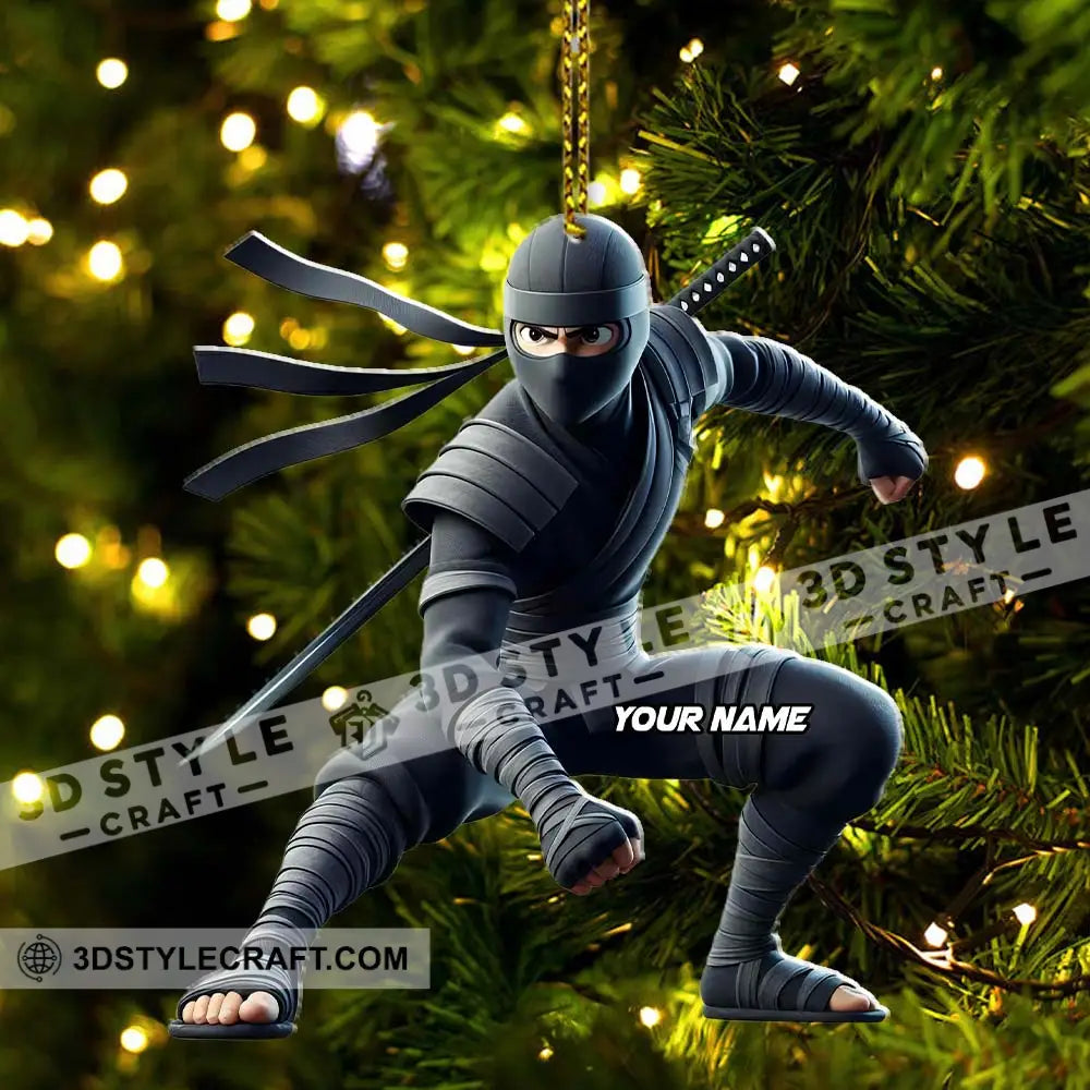Ninja Home Decor Christmas Ornament Personalized Ornament Ornament