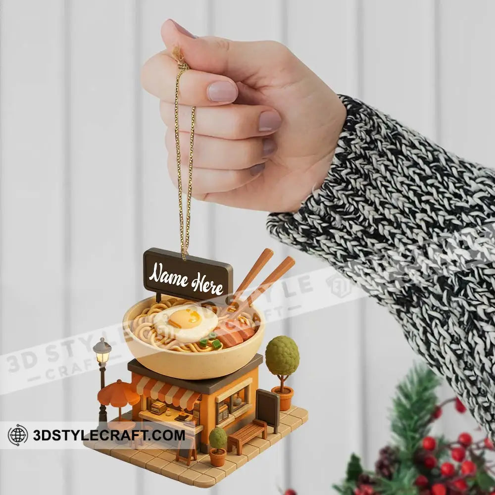 Noodle Store Home Decor Christmas Ornament Personalized Ornament Ornament