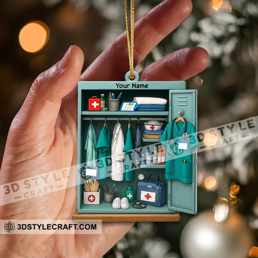 Nurse’s Wardrobe Home Decor Christmas Ornament Personalized Ornament Ornament