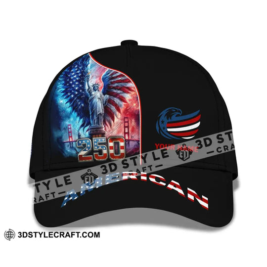 Personalized Cap, Customized American 250 Classic Cap style option 3