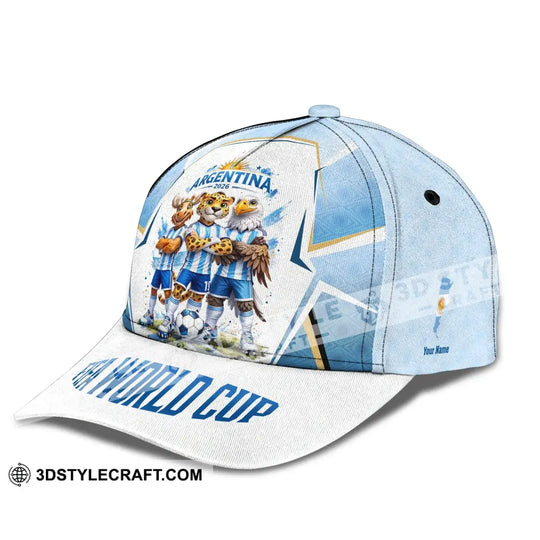 Personalized Cap, Customized Argentina World Cup 2026 Classic Cap style option 4