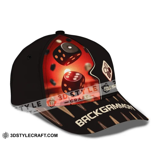 Personalized Cap, Customized Backgammon Classic Cap style option 3