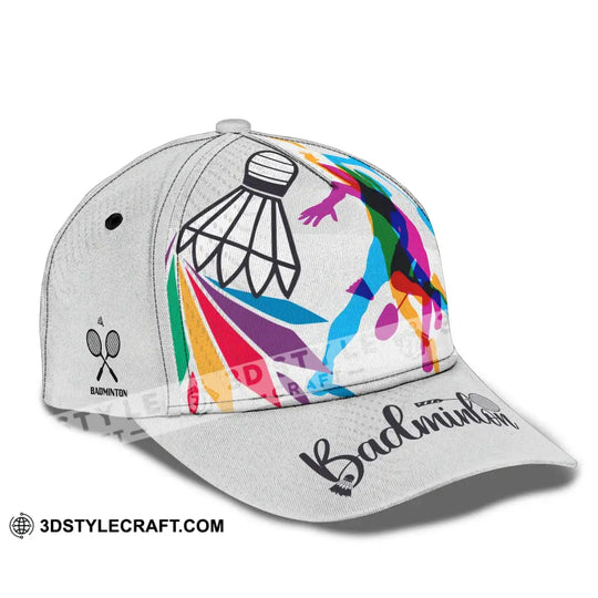 Personalized Cap, Customized Badminton Classic Cap style option 3