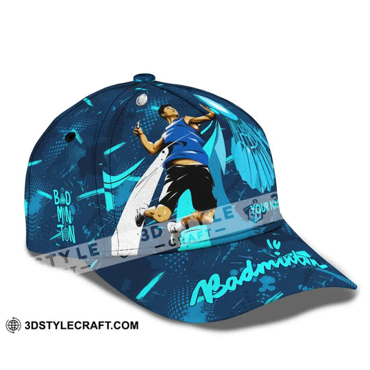 Personalized Cap, Customized Badminton Classic Cap style option 3