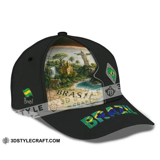 Personalized Cap, Customized Brazil Classic Cap style option 4