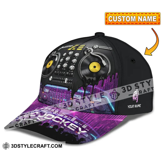 Personalized Cap, Customized Disc Jockey Classic Cap style option 1
