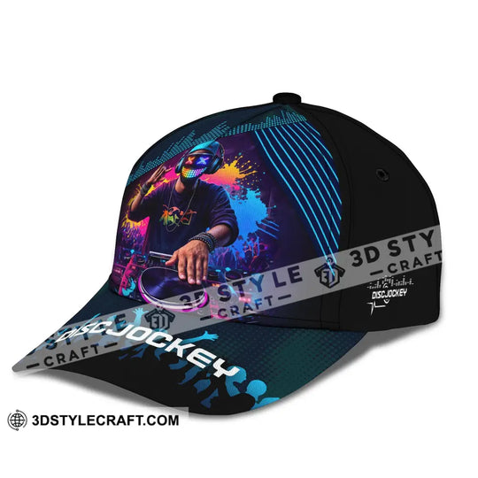 Personalized Cap, Customized Disc Jockey Classic Cap style option 4