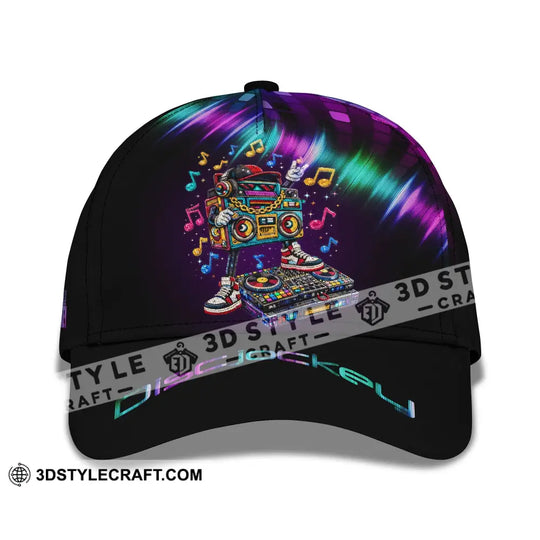 Personalized Cap, Customized Disc Jockey Classic Cap style option 2