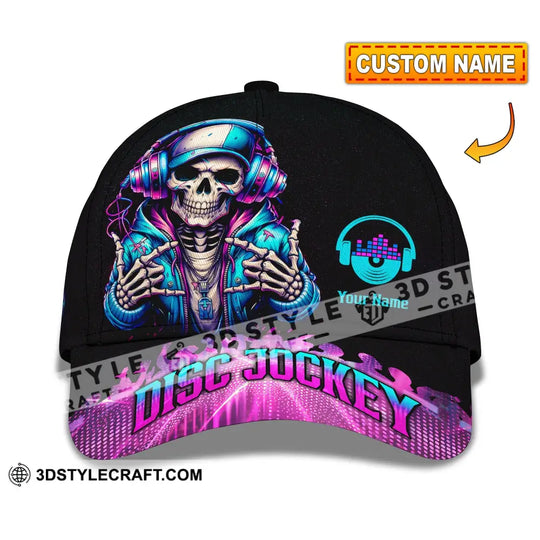 Personalized Cap, Customized Disc Jockey Classic Cap style option 1