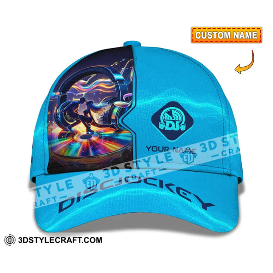 Personalized Cap, Customized Disc Jockey Classic Cap style option 1