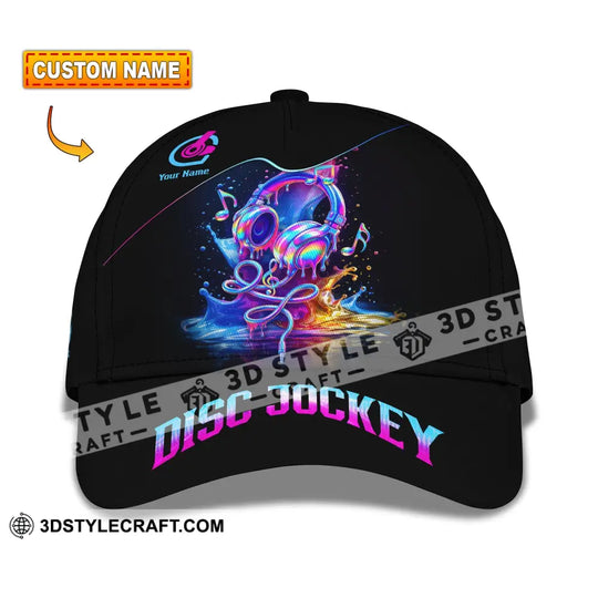 Personalized Cap, Customized Disc Jockey Classic Cap style option 1