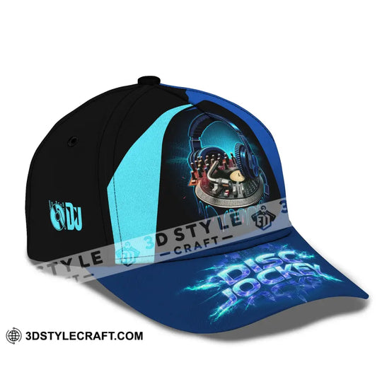 Personalized Cap, Customized Disc Jockey Classic Cap style option 3