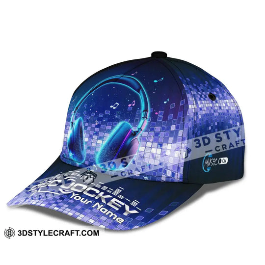 Personalized Cap, Customized Disc Jockey Classic Cap style option 4