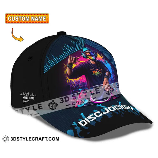 Personalized Cap, Customized Disc Jockey Classic Cap style option 1