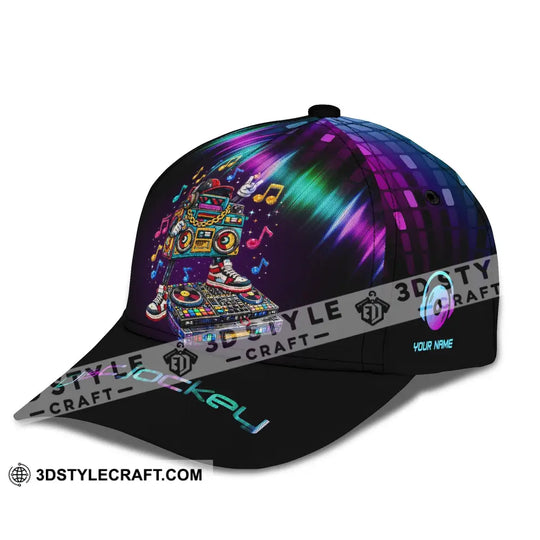 Personalized Cap, Customized Disc Jockey Classic Cap style option 4