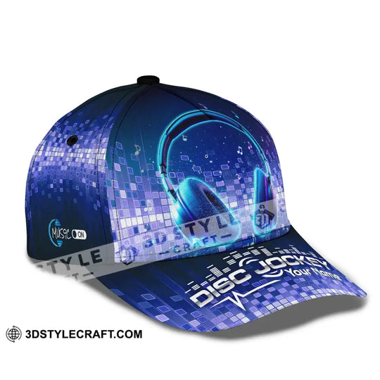 Personalized Cap, Customized Disc Jockey Classic Cap style option 3
