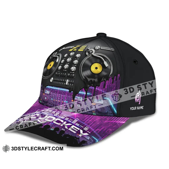 Personalized Cap, Customized Disc Jockey Classic Cap style option 4