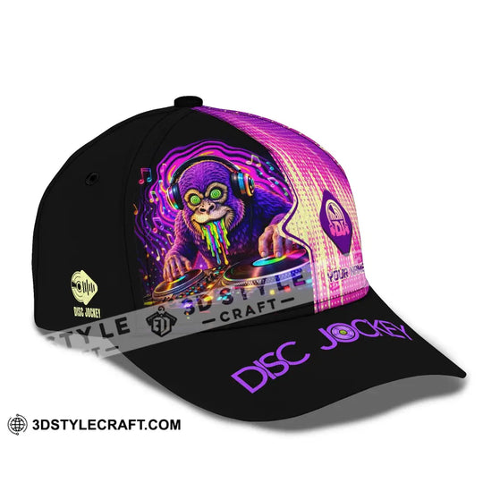 Personalized Cap, Customized Disc Jockey Classic Cap style option 3
