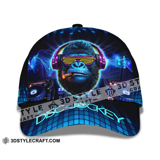 Personalized Cap, Customized Disc Jockey Classic Cap style option 2
