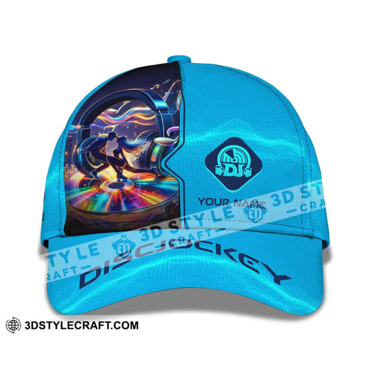 Personalized Cap, Customized Disc Jockey Classic Cap style option 2