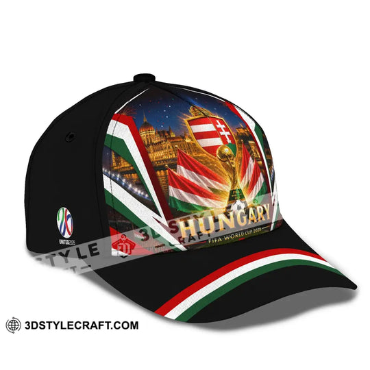 Personalized Cap, Customized Hungary World Cup 2026 Classic Cap style option 3