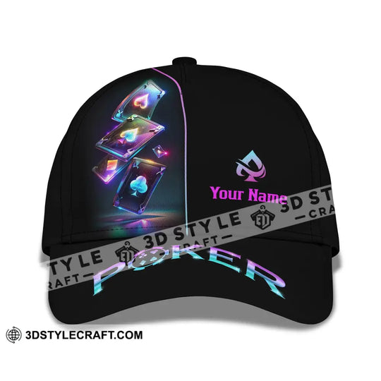 Personalized Cap, Customized Poker Cap style option 2