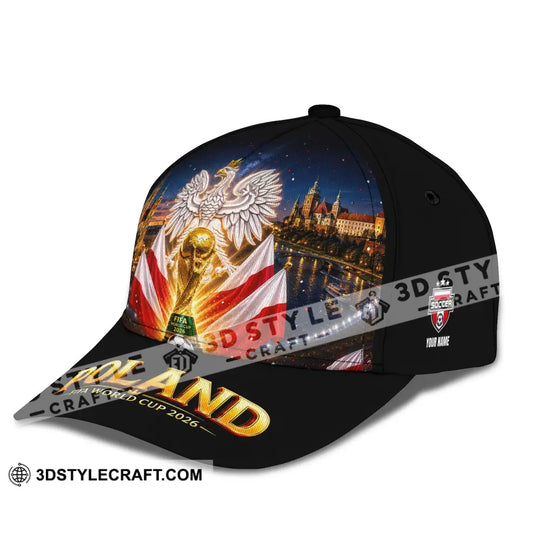 Personalized Cap, Customized Poland World Cup 2026 Classic Cap style option 4