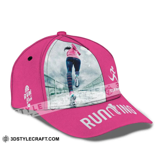 Personalized Cap, Customized Run For Fun, Running Lover Sport Classic Cap style option 3