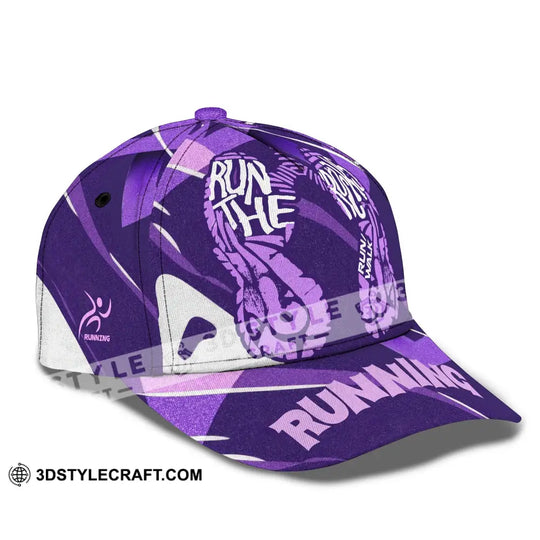 Personalized Cap, Customized Running Classic Cap style option 3