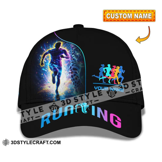 Personalized Cap, Customized Running Classic Cap style option 1