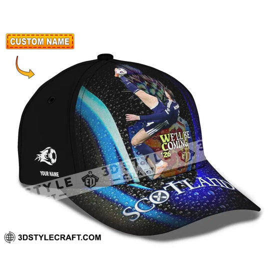 Personalized Cap, Customized Scotland We'll Be Coming 26 Classic Cap style option 1