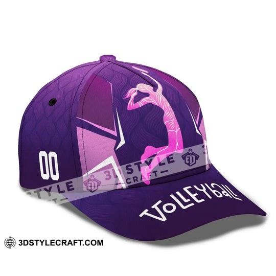 Personalized Cap, Customized Volleyball Classic Cap style option 3
