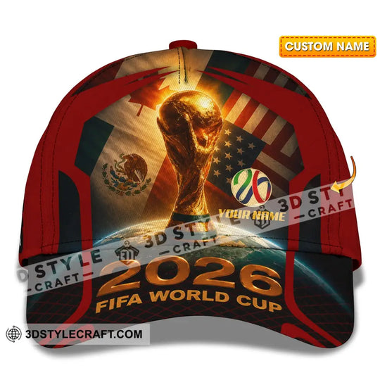 Personalized Cap, Customized World Cup 2026 Classic Cap style option 1