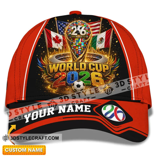 Personalized Cap, Customized World Cup 2026 Classic Cap style option 1
