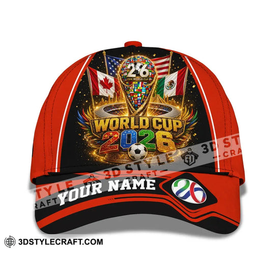 Personalized Cap, Customized World Cup 2026 Classic Cap style option 2