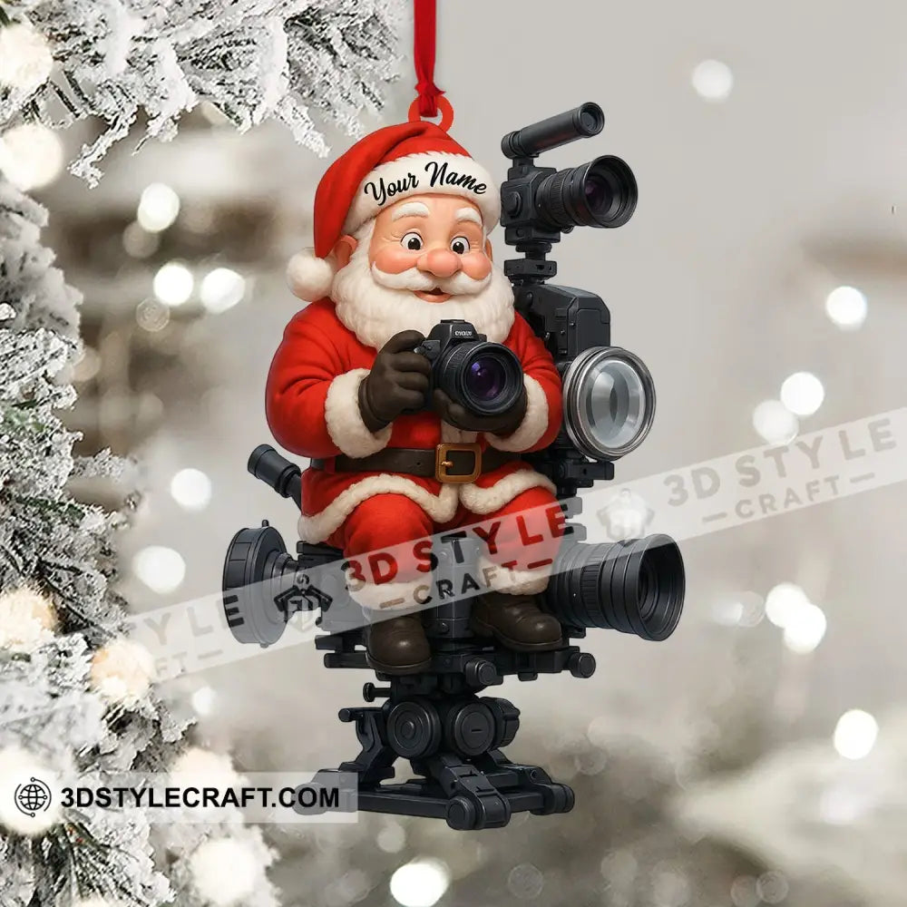 Photographer Christmas Home Decor Christmas Ornament Personalized Ornament Ornament