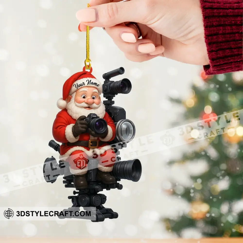 Photographer Christmas Home Decor Christmas Ornament Personalized Ornament Ornament