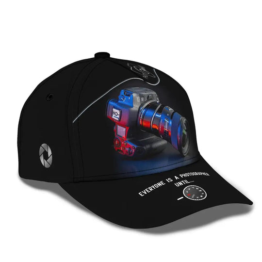 Photographer Classic Cap, Photographer Hat, Unisex Photographer Hat style option 4