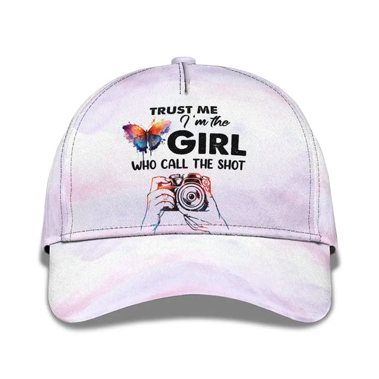 Photographer Classic Cap, Photographer Hat, Woman Photographer Hat style option 1