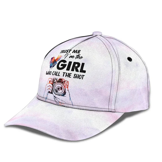 Photographer Classic Cap, Photographer Hat, Woman Photographer Hat style option 3